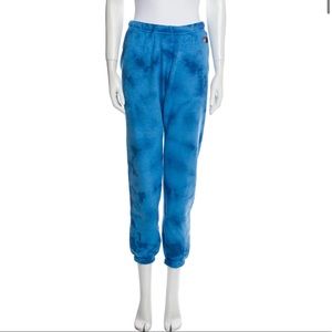 Aviator Nation blue tie die sweatpants